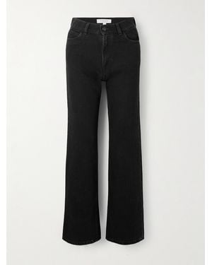Giuliva Heritage The Dana High-Rise Straight-Leg Jeans - Black