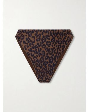 Haight Mah Leopard-Print Bikini Briefs - Multicolor