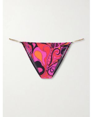 PUCCI Printed Bikini Briefs - Pink