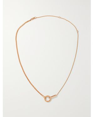 Repossi Berbère 18-Karat Rose Diamond Necklace - White