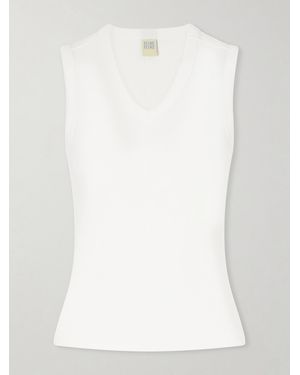 Flore Flore Jill Organic Cotton-Jersey Tank - White
