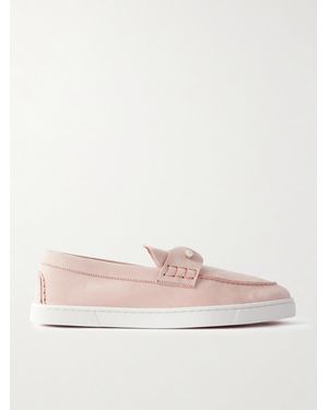 Christian Louboutin Chambeliboat Loafers Aus Veloursleder - Pink