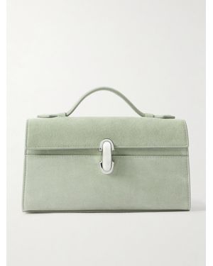 SAVETTE Symmetry Pochette Suede Tote - Grün