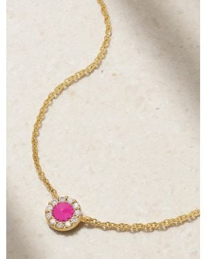 Diane Kordas Evil Eye 18-Karat Diamond Necklace - Natural