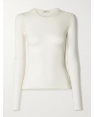 FFORME Ames Stretch-Silk T-Shirt - White