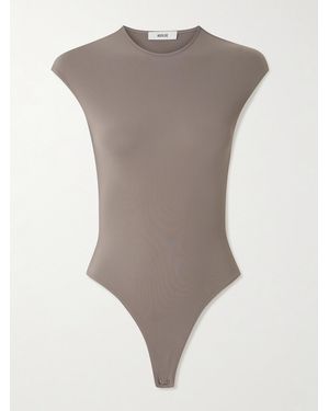 Agolde Agata Stretch-Jersey Bodysuit - Grau