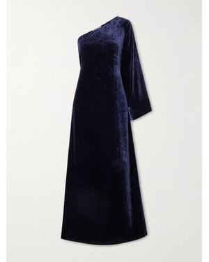 BERNADETTE Lola Velvet Gown - Blue