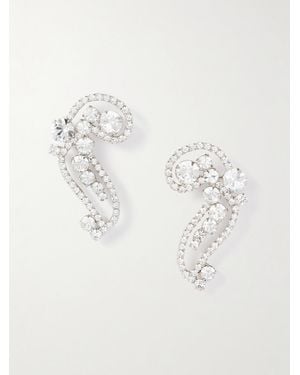 Jennifer Behr Lilah-Tone Crystal Earrings - Natural