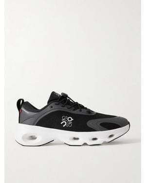 Loewe On Cloud Rubber-Trimmed Recycled-Mesh Trainers - Black