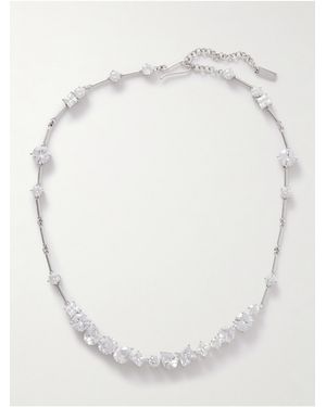 Completedworks Rhodinierte Kette Mit Cubic Zirkonia - Weiß