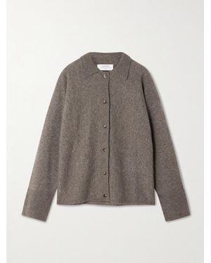 La Ligne Meredith Cashmere And Silk-Blend Cardigan - Grey