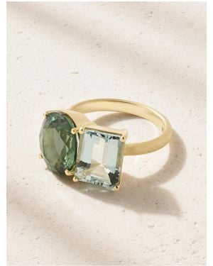 Irene Neuwirth Gemmy Gem 18-Karat, Tourmaline And Aquamarine Ring - Natur