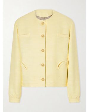 Blazé Milano Gliss Cotton-Blend Tweed Jacket - Yellow