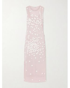 Altuzarra Nelly Embellished Jersey Maxi Dress - Pink