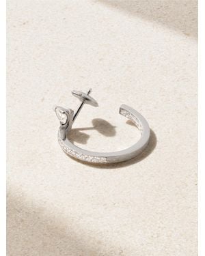 Repossi Serti Sur Vide 18-Karat Diamond Single Hoop Earring - Natural