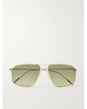 Jacques Marie Mage Jagger Aviator-Style-Tone Sunglasses - Green