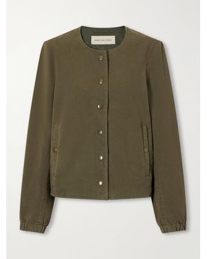 Dries Van Noten Vitsa Cotton-Twill Jacket - Green