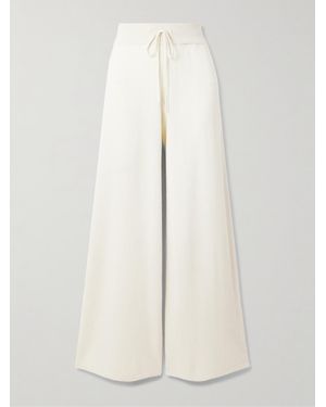 Lisa Yang Sofi Cashmere Wide-Leg Pants - White