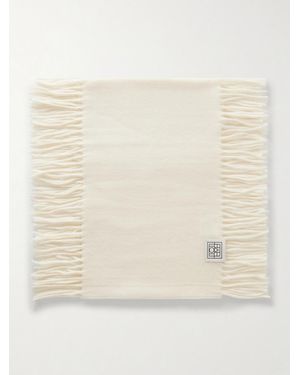 TOTEME Tasseled Cashmere Scarf - Natural