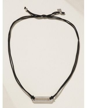 Lauren Rubinski 14-Karat, Cord And Diamond Necklace - Natural