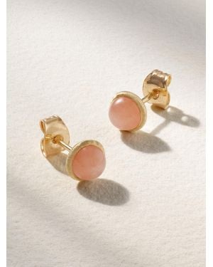Ole Lynggaard Copenhagen Lotus 18-Karat Moonstone Earrings - Natural