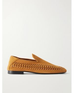 Proenza Schouler Whip Suede Loafers - Brown