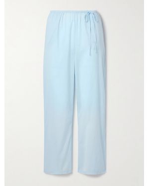 Skin Banks Organic Cotton-Voile Pants - Blue