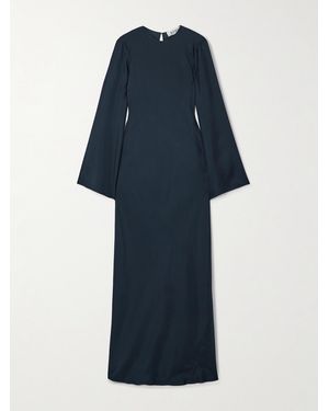 Rohe Silk-Twill Maxi Dress - Blue