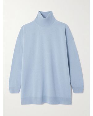 Leset Zoe Knitted Turtleneck Jumper - Blue