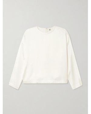 TOTEME Satin Top - White