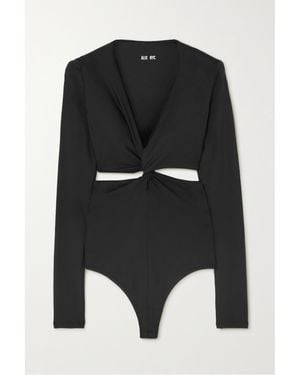 Alix Lance Body Aus Stretch-Jersey Mit Cut-Out Und Twist-Detail - Schwarz