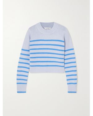 La Ligne Mini Marin Striped Wool And Cashmere-Blend Jumper - Blue
