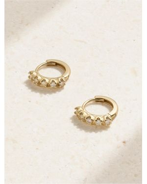 Jennifer Meyer 18-Karat Diamond Hoop Earrings - Natural