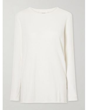 Lisa Yang Maurie & Charlotta Cotton And Cashmere-Blend Sweater And Maxi Skirt Set - White