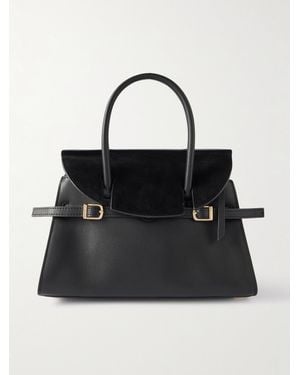Jonathan Simkhai River Small Tote Aus Leder Und Veloursleder - Schwarz