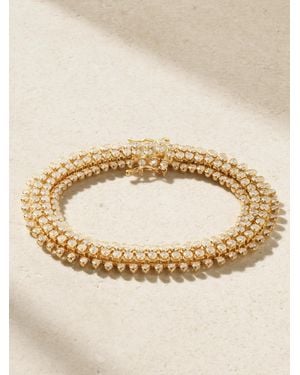 Marie Lichtenberg Mesh Armreif Aus 18 Karat Mit Diamanten - Natur