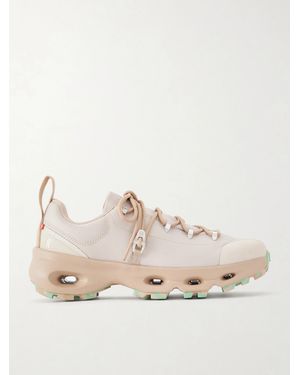 Loewe On Cloudsolo Hiker Rubber-Trimmed Twill Trainers - Natural