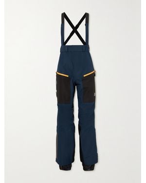 Snow Peak Mountain Of Moods Layered Shell-Trimmed Ripstop Straight-Leg Ski Trousers - Blue
