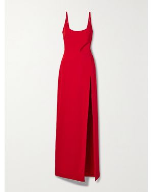Et Ochs Rowena Cutout Cady Gown - Red