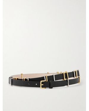 DEHANCHE Richa Leather Belt - White
