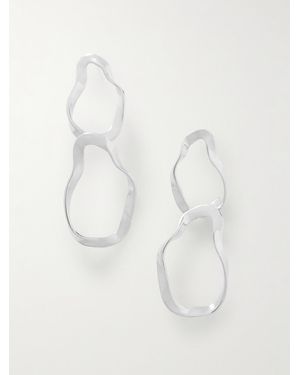 AGMES Viviane Small Recycled Sterling Earrings - Weiß