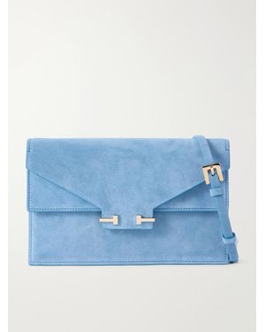 Tom Ford Suede Clutch - Blue