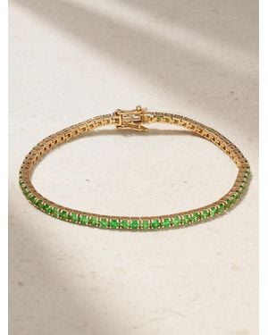 Roxanne First 14-Karat Tsavorite Tennis Bracelet - Neutre