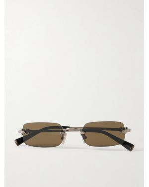 Miu Miu Square-Frame-Tone Sunglasses - Natural