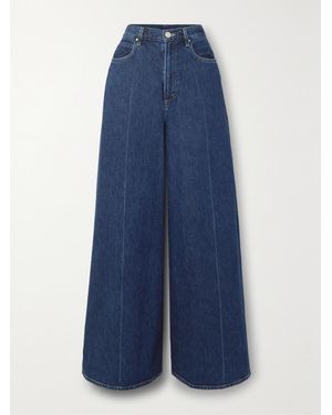 Goldsign The Palmer Wide-Leg Jeans - Blue