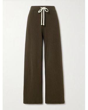 James Perse Cotton-Terry Track Pants - Green