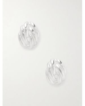 YSSO Clos Mini Sterling Earrings - White