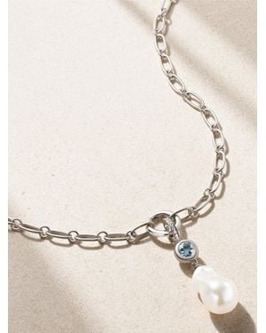 Marlo Laz Sardinia 14-Karat Multi-Stone Necklace - Natural