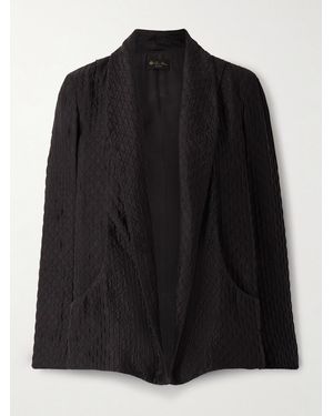 Loro Piana Annie Silk Jacket - Black