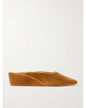 Zimmermann Atelier Velvet Mules - Brown